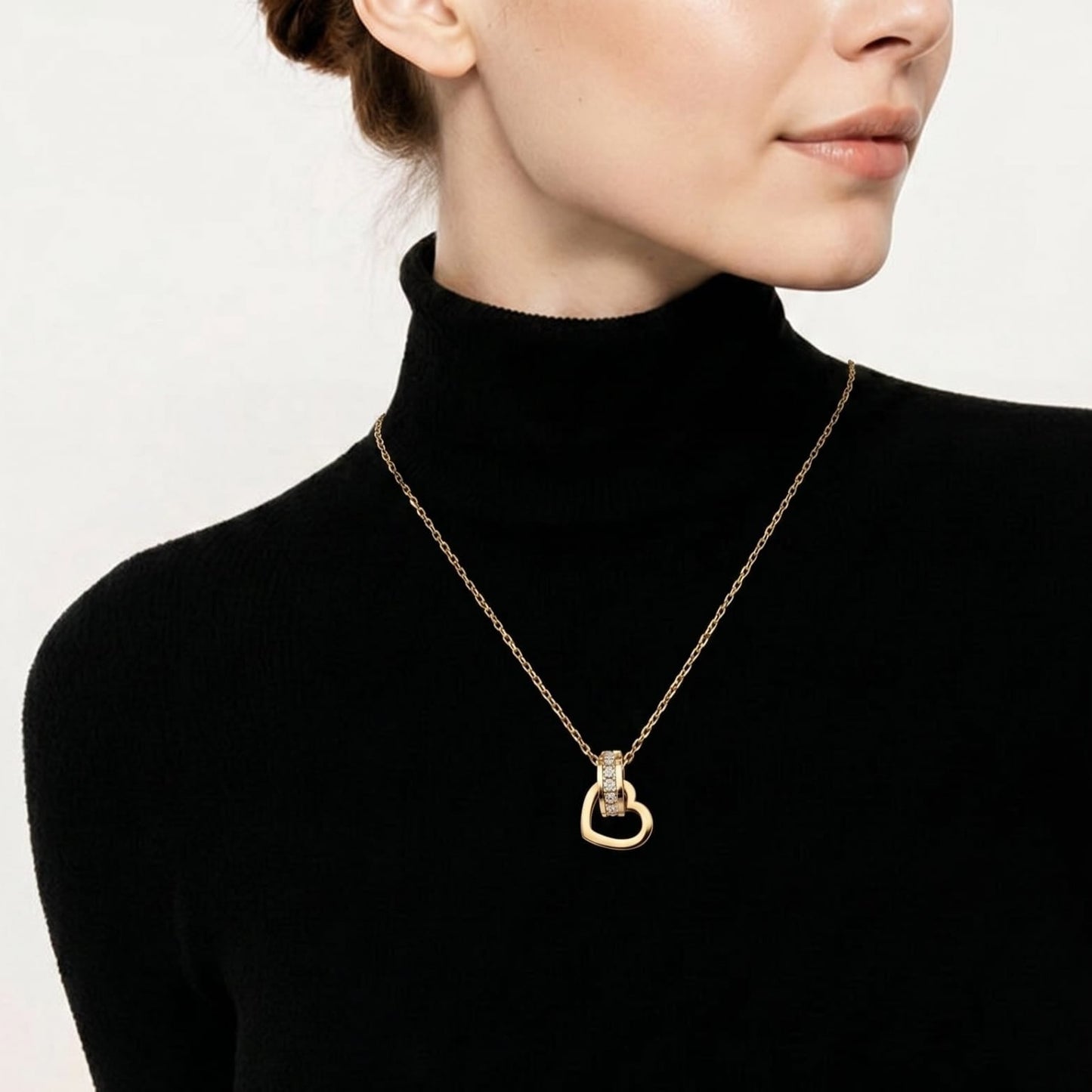 Heart Pendant Necklace for Women | Elegant Heart Jewelry